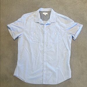 Calvin Klein Sky Blue Casual Shirt